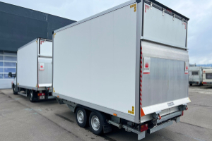 Anhänger - ACKERMANN - ACKERMANN 3.5T Kasten mit Hebebühne und Durchladesystem