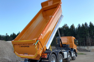 Aufbau / Kran / Mulde / Container - KH-KIPPER - Rückwärtskipper