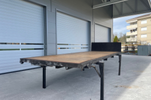 Aufbau / Kran / Mulde / Container - BAUMANN - Wechselbrücke 715/255