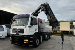 Camions - MAN - TGA 28.350 6x2 Kipper/Kran Hiab 211 E-6 Hipro